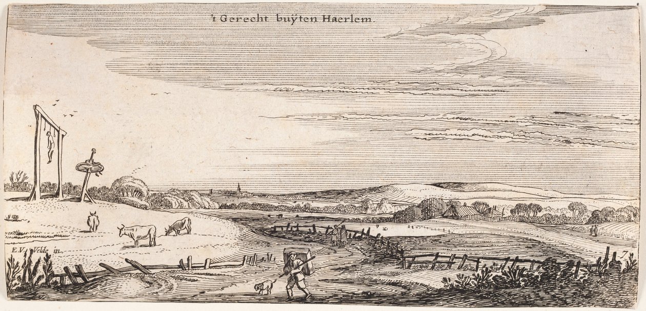 Galgebakke près de Haarlem - Esaias van de Velde