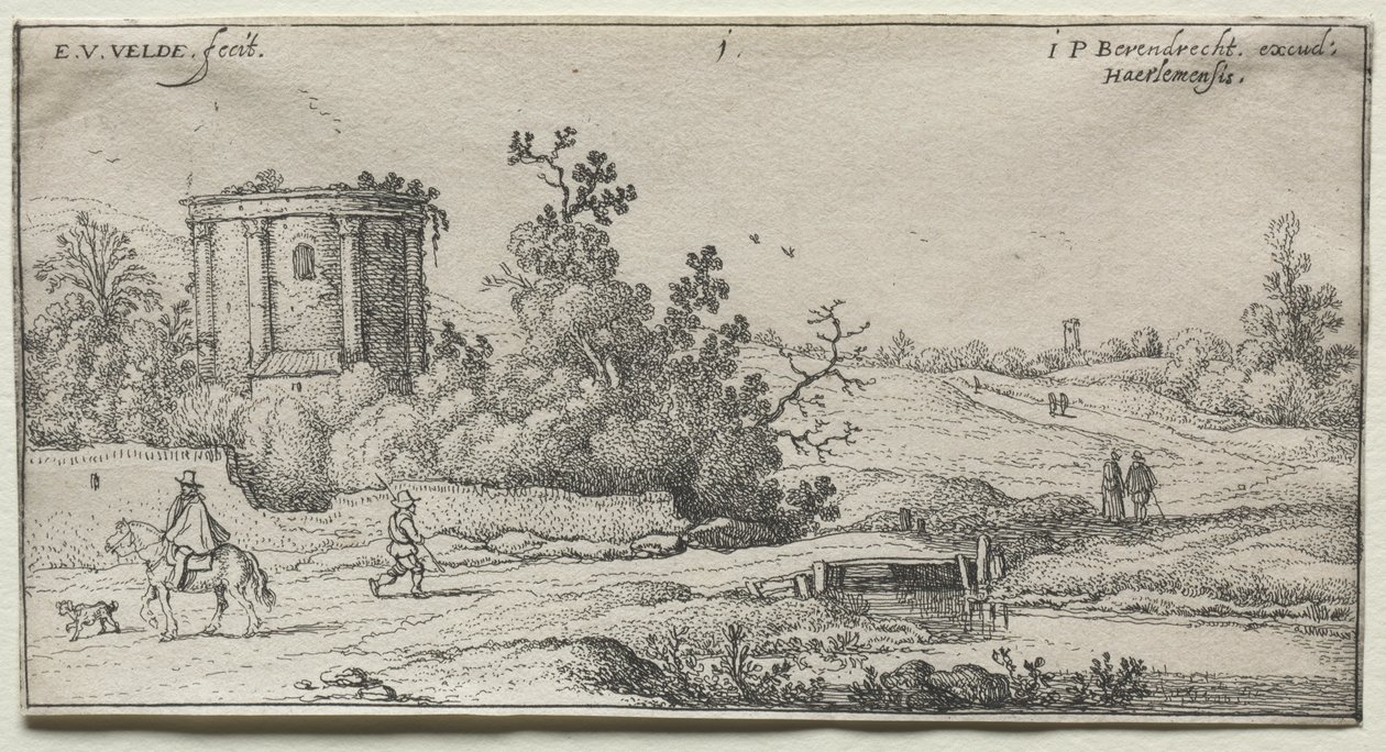 Paysages : Paysage avec ruines d