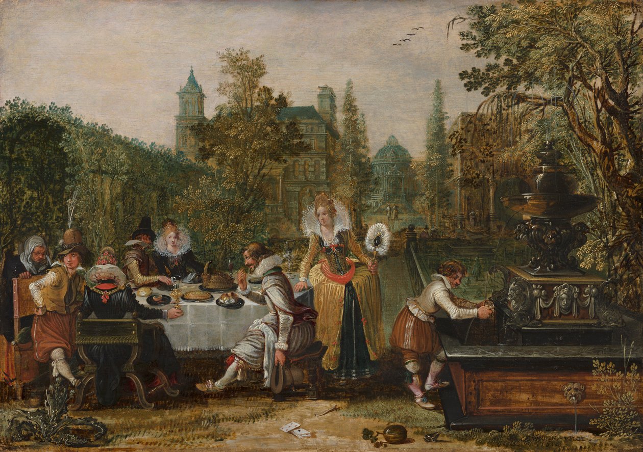 Compagnie Joyeuse dans un Parc - Esaias van de Velde
