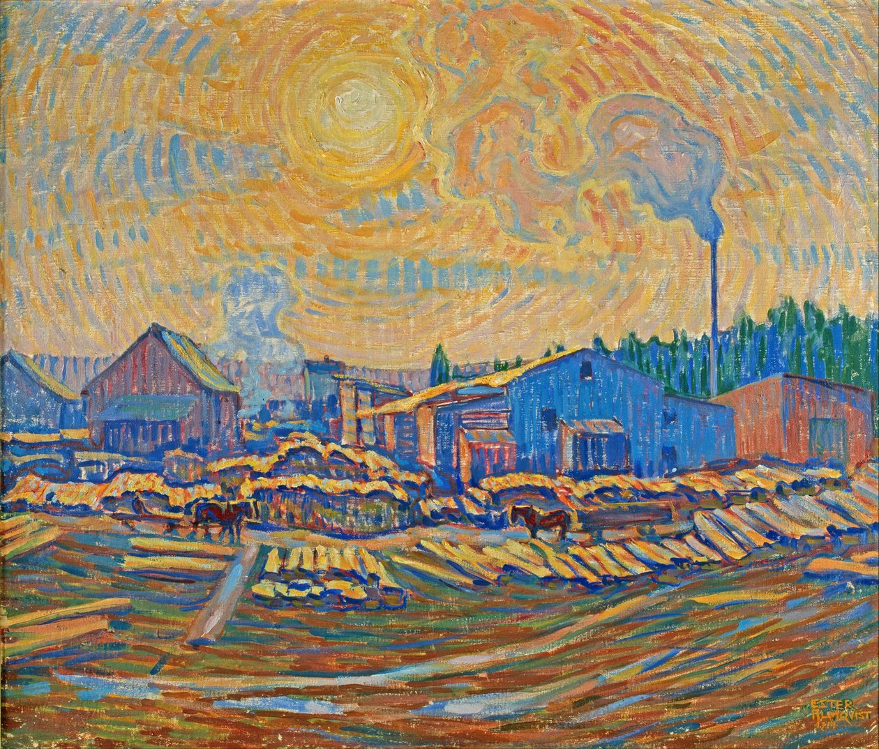 La Scierie, soleil de décembre - Ester Almqvist