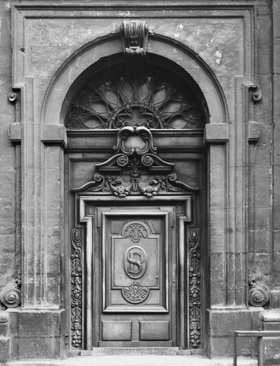 Vue de la façade de l