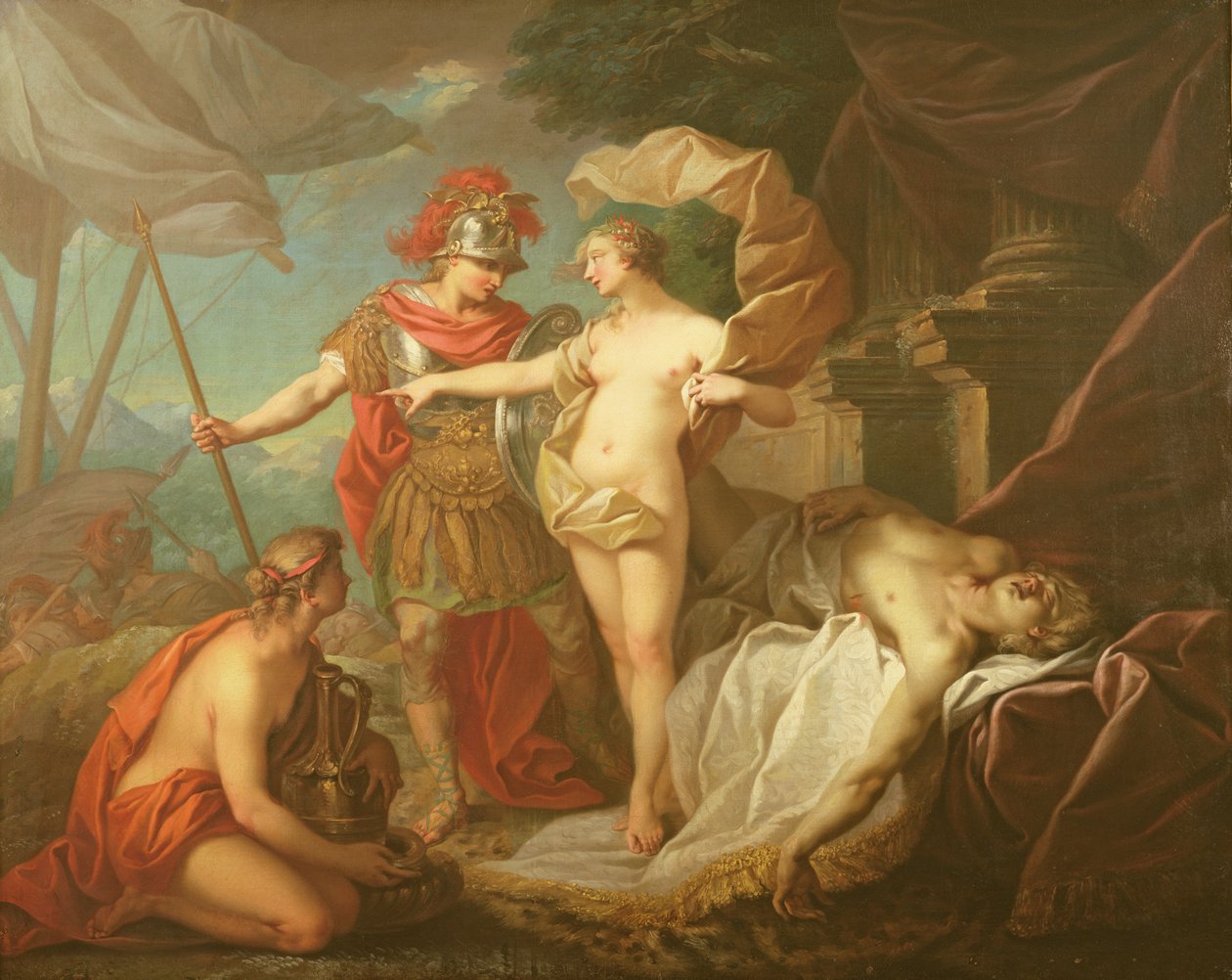 Achille part venger la mort de Patrocle - Étienne Jeaurat
