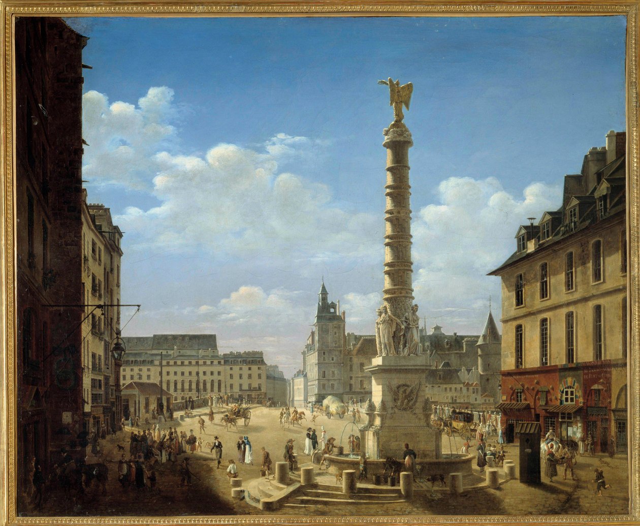 La place et la fontaine du Châtelet - Etienne Bouhot