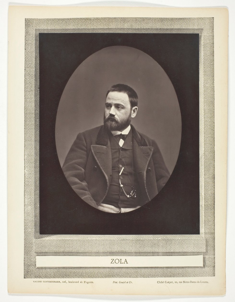 Émile Zola (romancier, dramaturge et journaliste français, 1840-1902) - Etienne Carjat