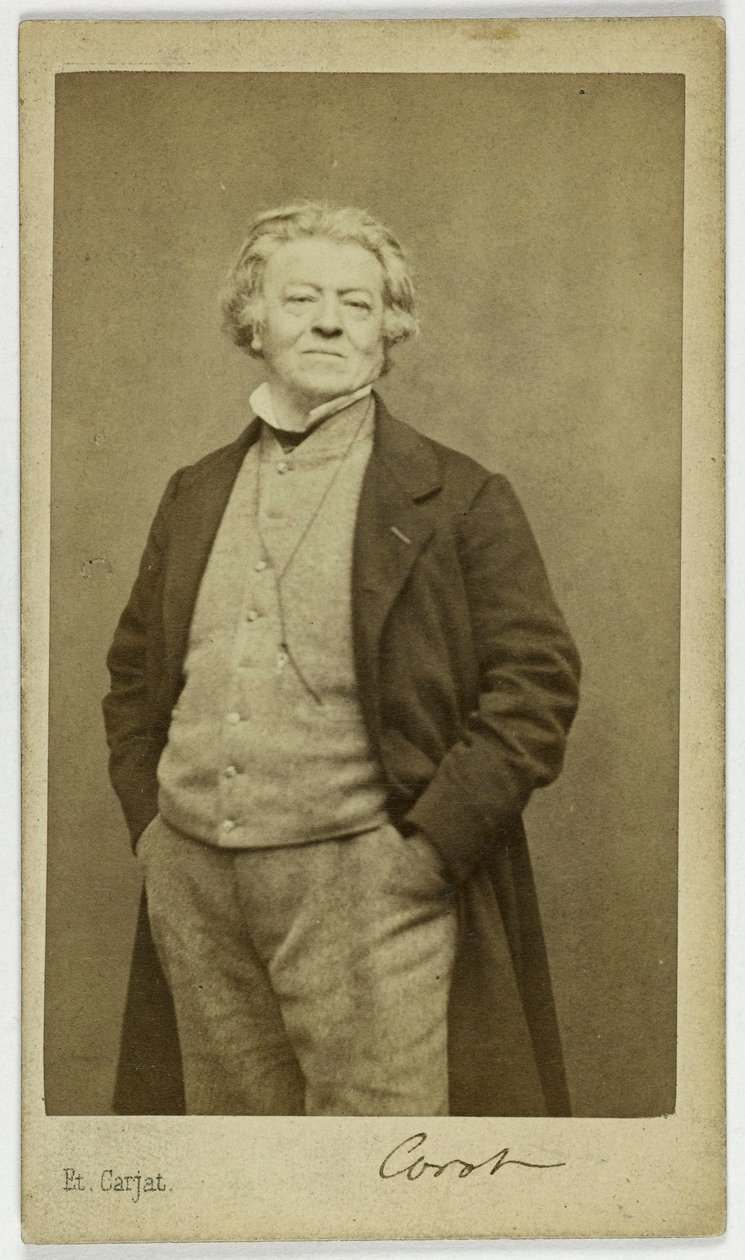 Portrait de Jean-Baptiste Camille Corot (1796-1875), peintre - Etienne Carjat