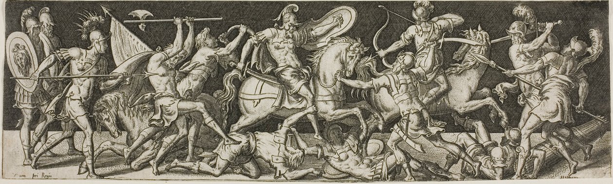 Cavalerie et fantassins - Etienne Delaune