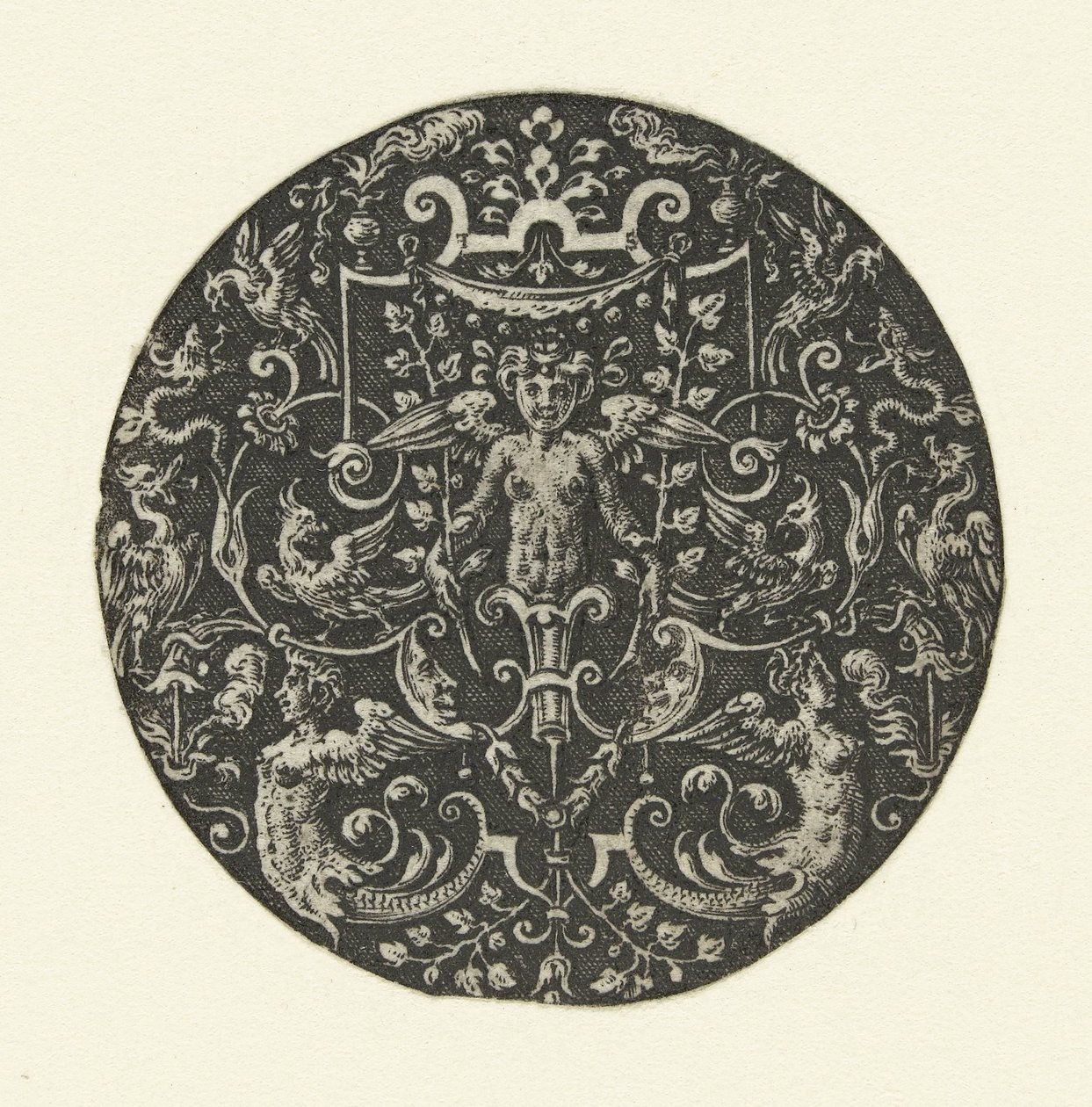 Femme ailée (Stephanus Delaune inventor) - Etienne Delaune