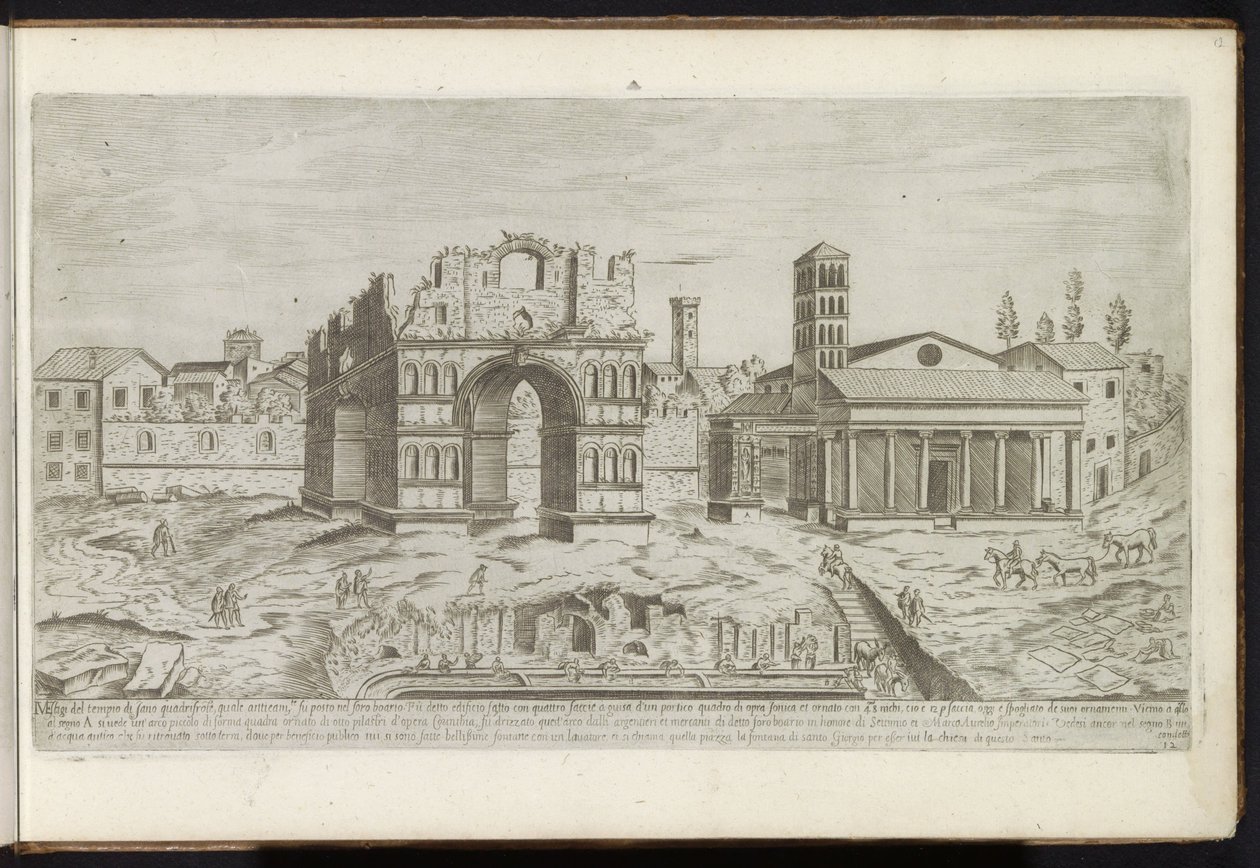 Arc de Janus à Rome - Etienne Duperac