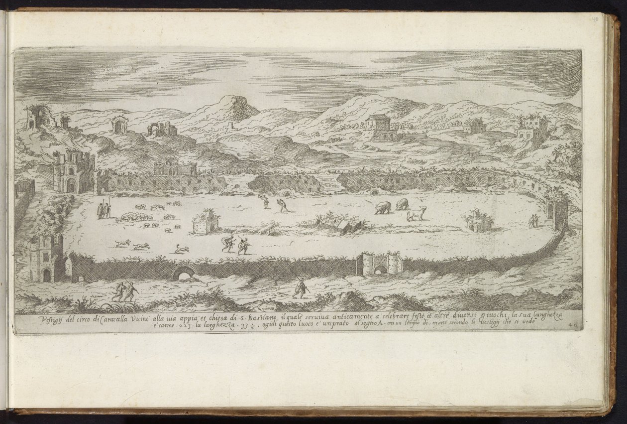 Cirque de Maxence à Rome - Etienne Duperac