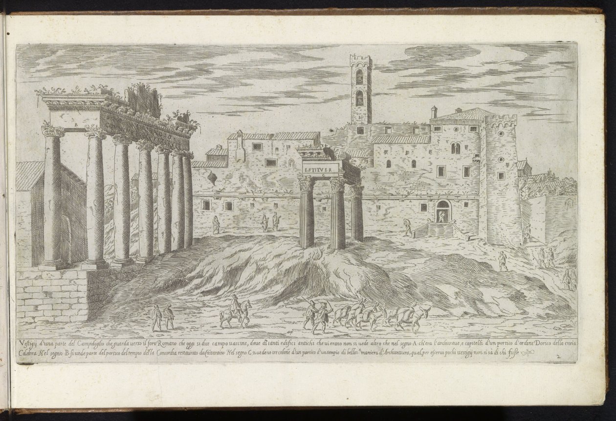 Forum Romanum à Rome - Etienne Duperac
