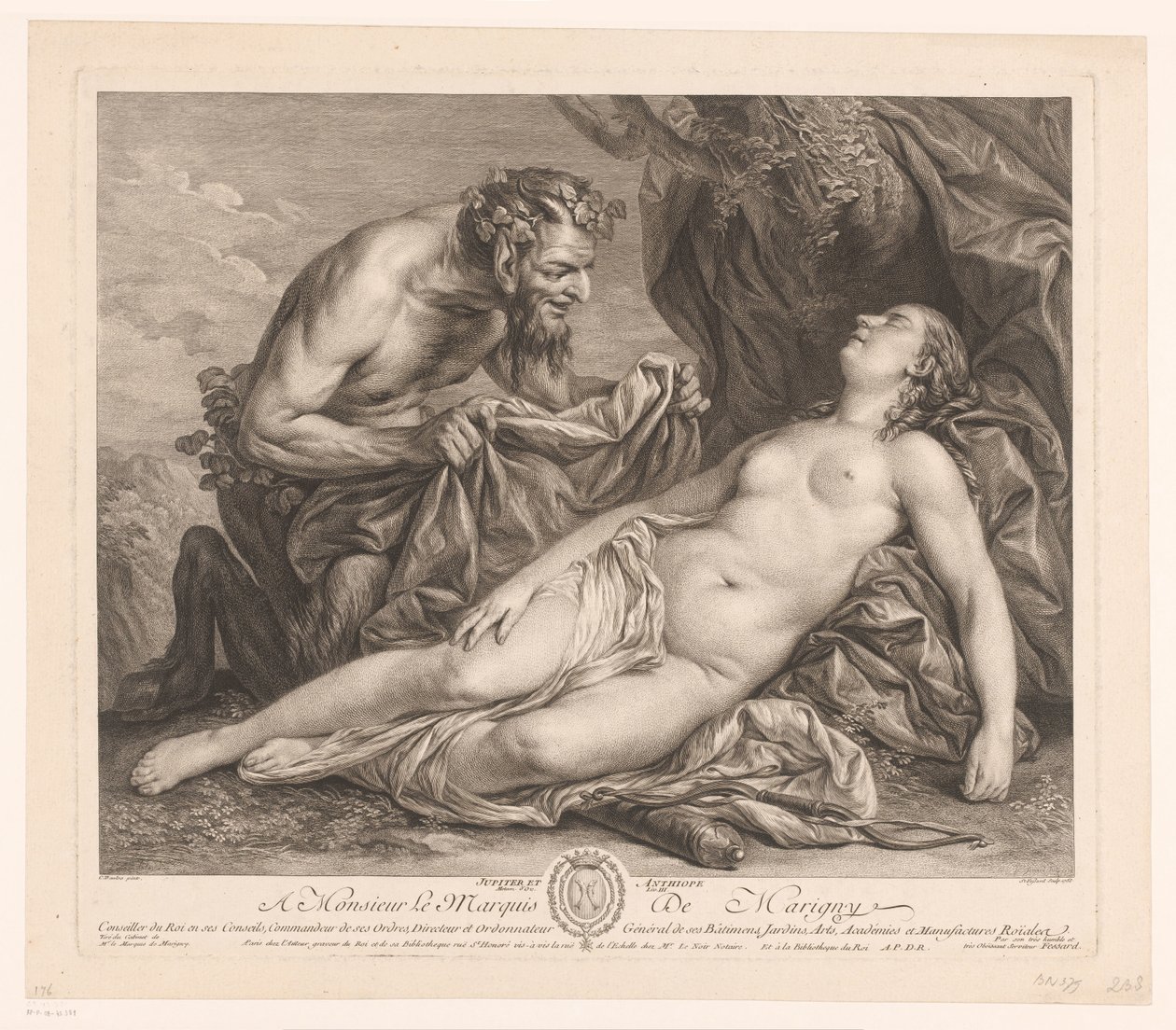 Jupiter et Antiope - Etienne Fessard