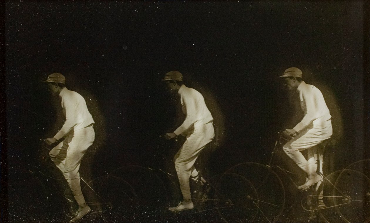 Homme à vélo - Etienne Jules Marey