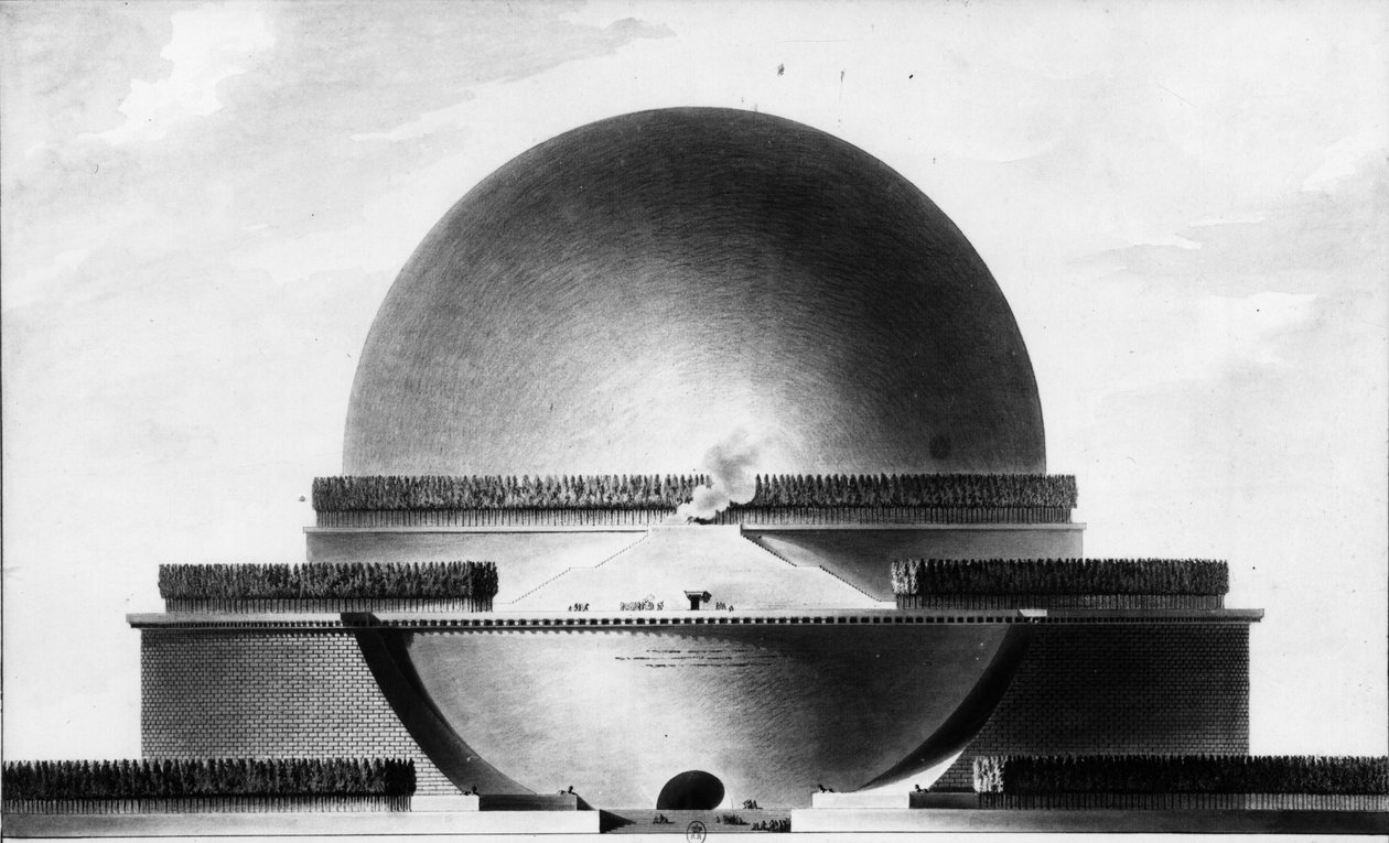 Cénotaphe de Newton - E.L. Boullée - Etienne Louis Boullee