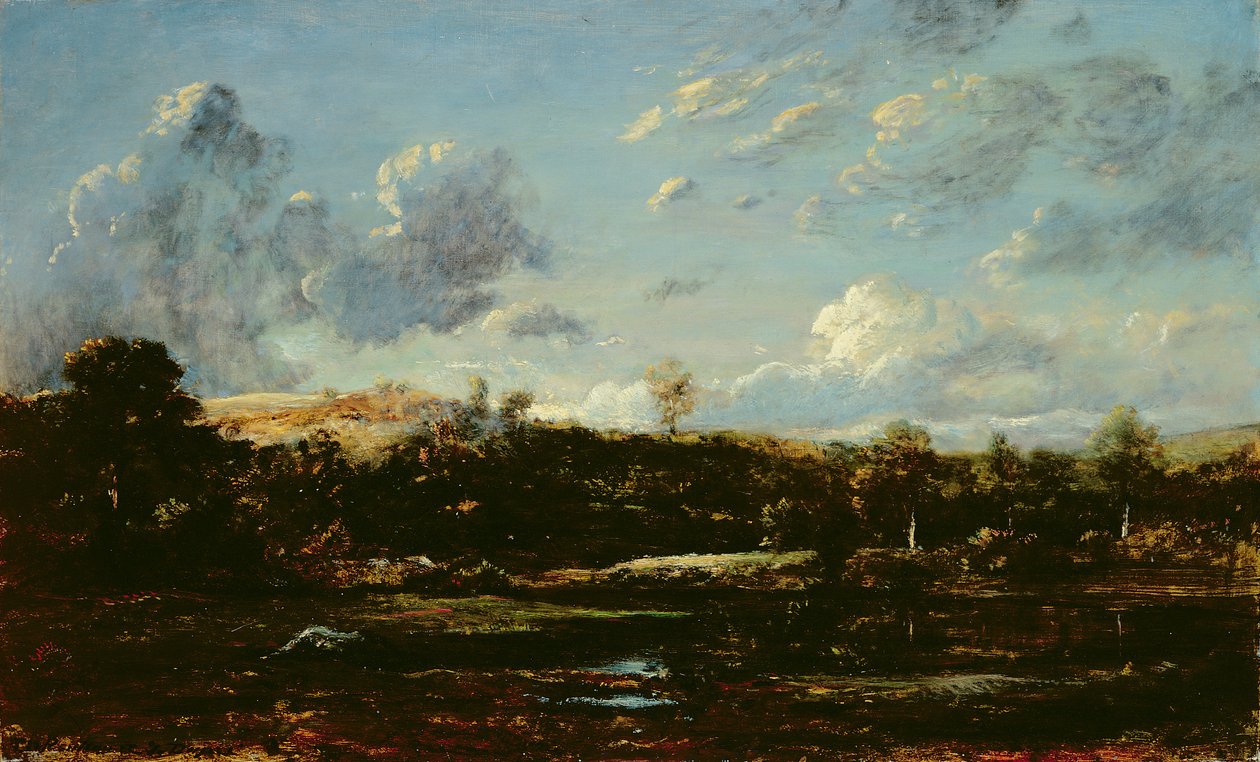 Dans les Landes - Etienne and Dupre Jules  Rousseau