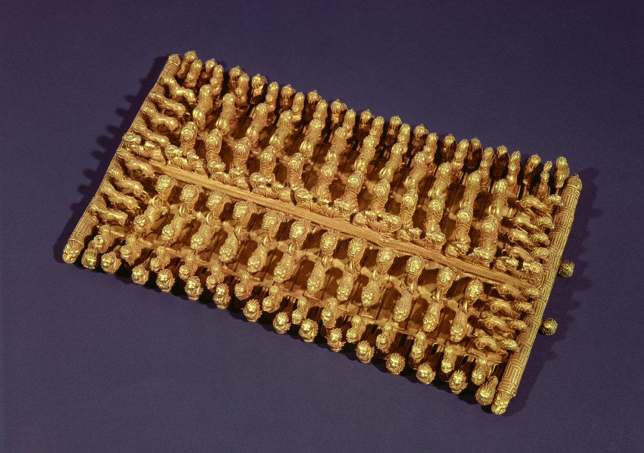 Fibule rectangulaire, de la tombe Barberini - Etruscan