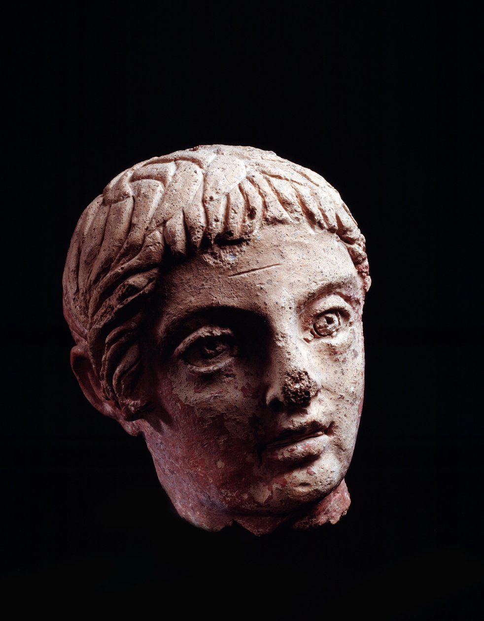 Civilisation étrusque : tête d
