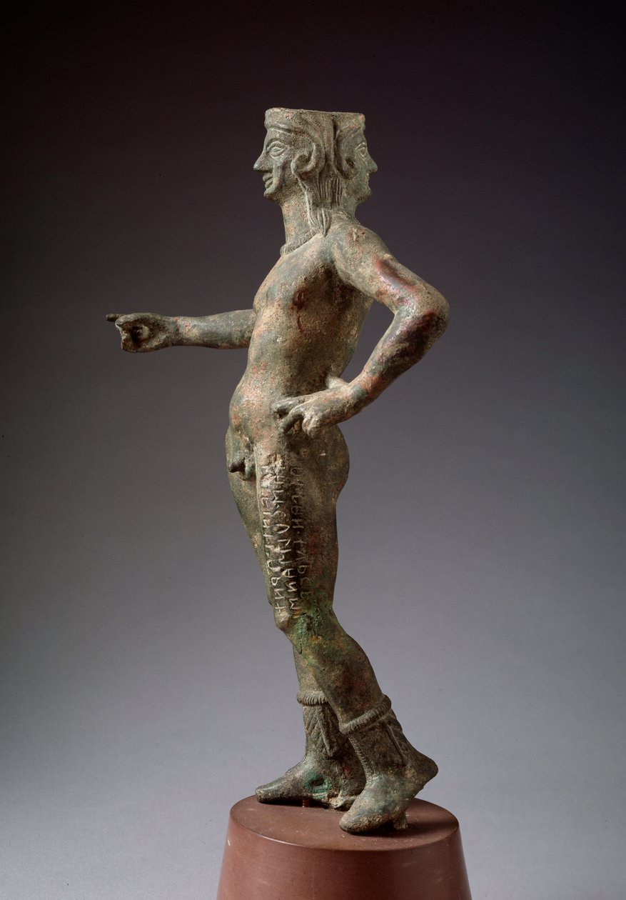 La divinité du design Culsans. Sculpture en bronze, 3ème siècle av. J.-C. - Etruscan Etruscan