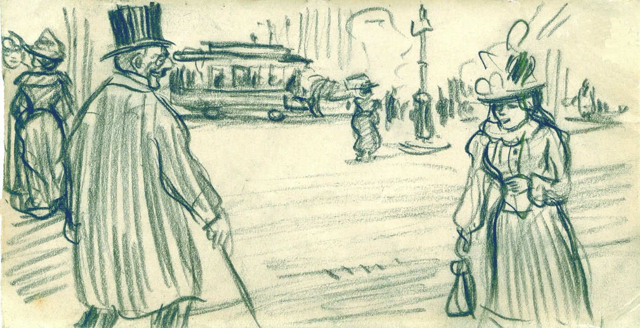 Dans la rue - Eugeen van Mieghem