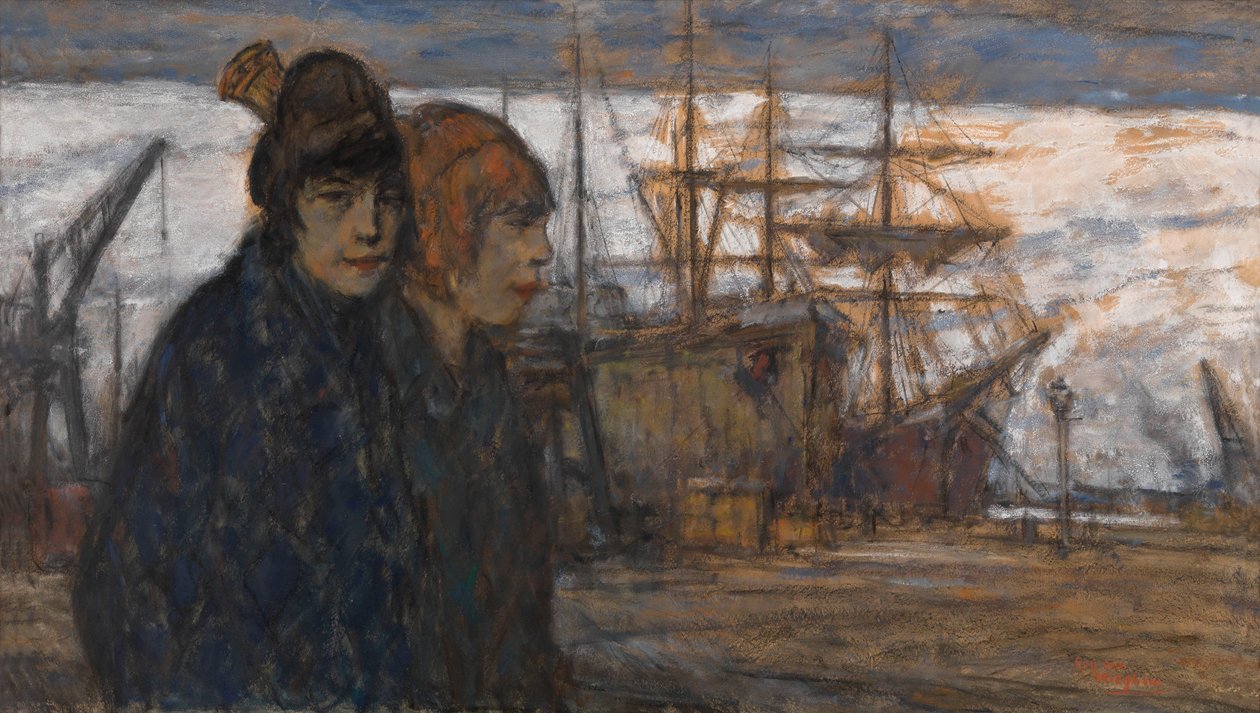 Femmes au port - Eugeen van Mieghem
