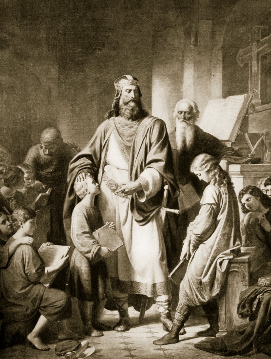 Charlemagne et ses érudits, illustration de 