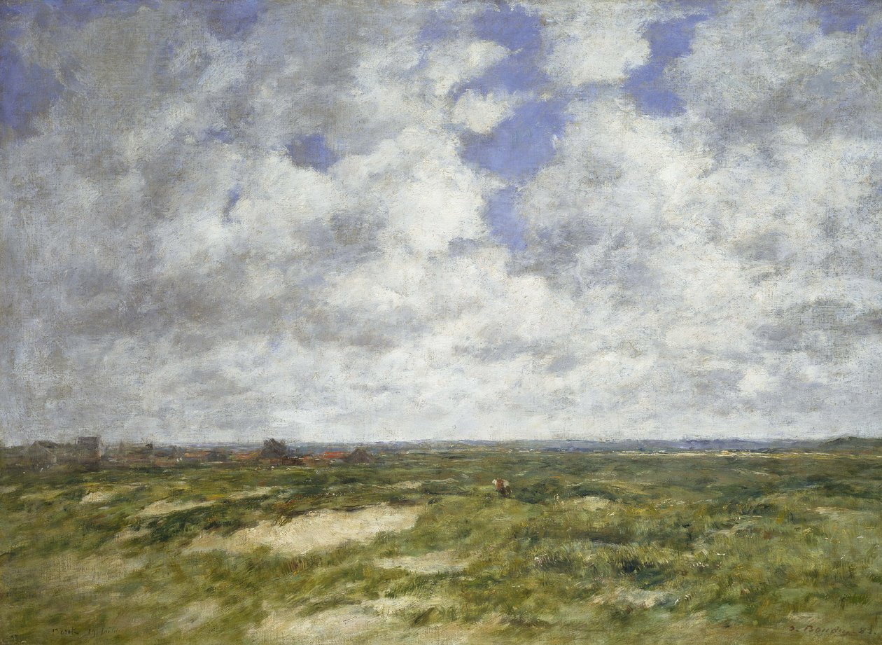 Berck, paysage nuageux, 1882 - Eugene Louis Boudin