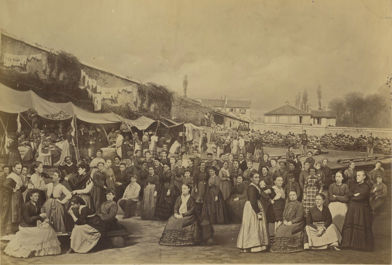 Prison des Chantiers, le 15 août 1871, Versailles - Eugene Appert