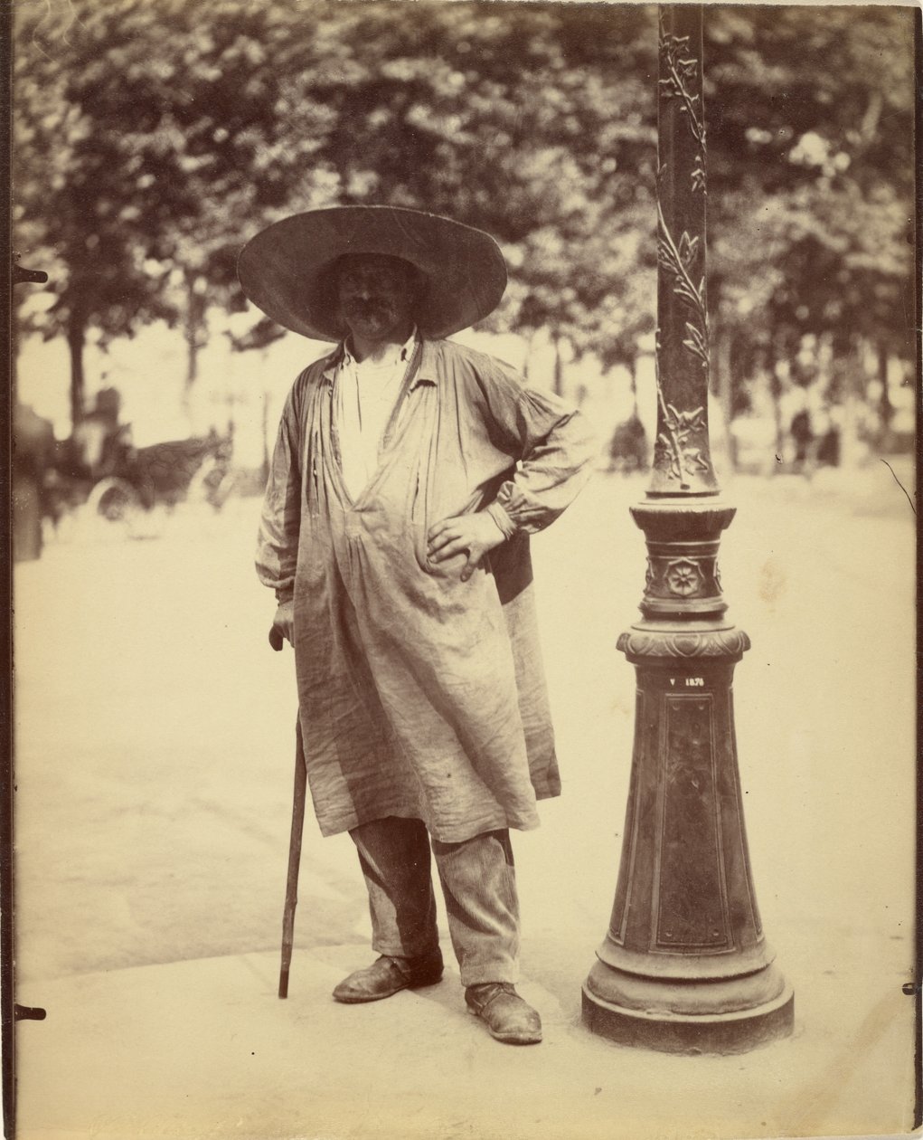 Fort de la Halle (porteur de marché) - Eugène Atget