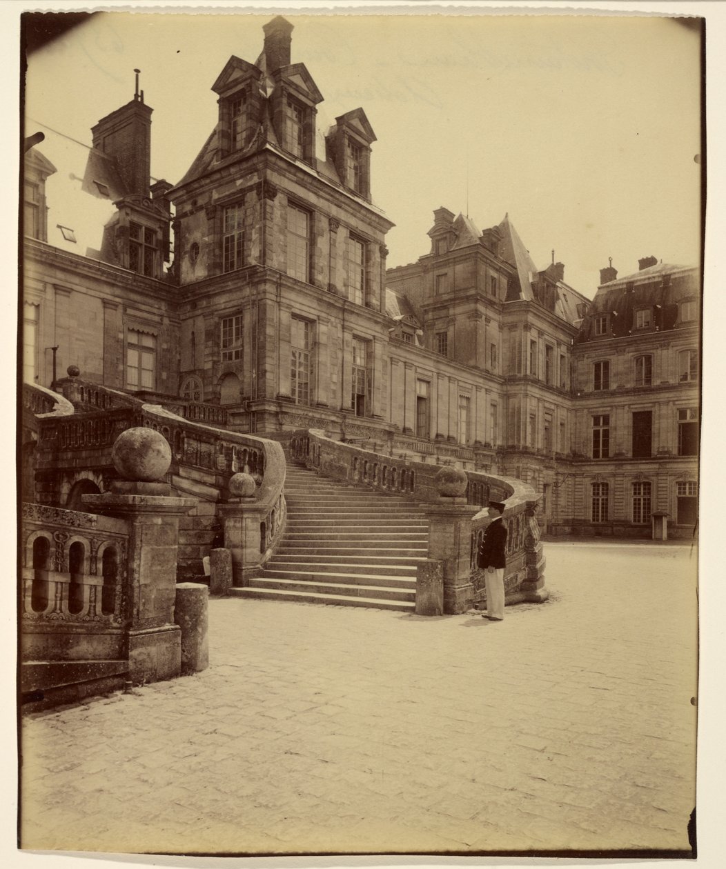 Fontainebleau - Cour des Adieux - Eugène Atget
