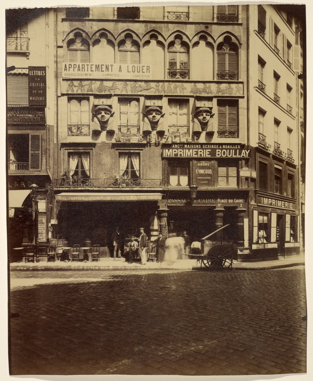 Maison, place du Caire 2 (bâtiment, place du Caire) - Eugène Atget