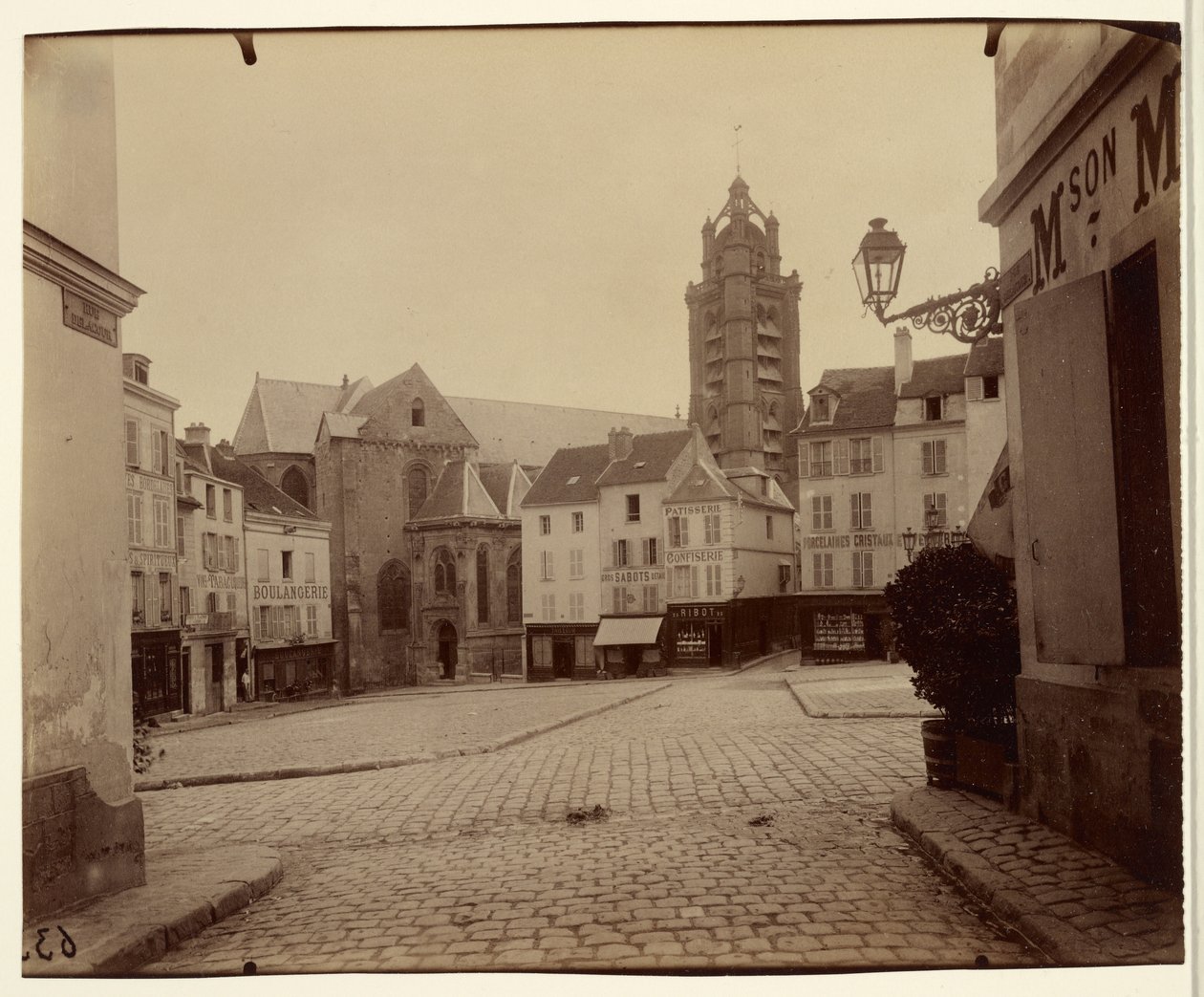 Pontoise, place du Grand Martroy - Eugène Atget