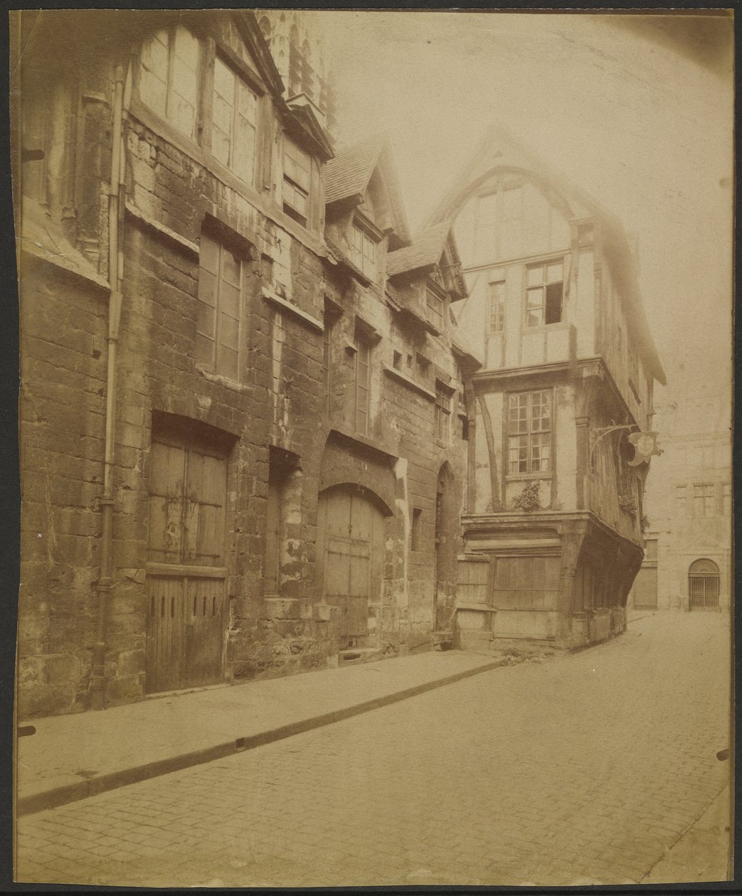 Rouen, Maison rue Saint-Romain - Eugène Atget