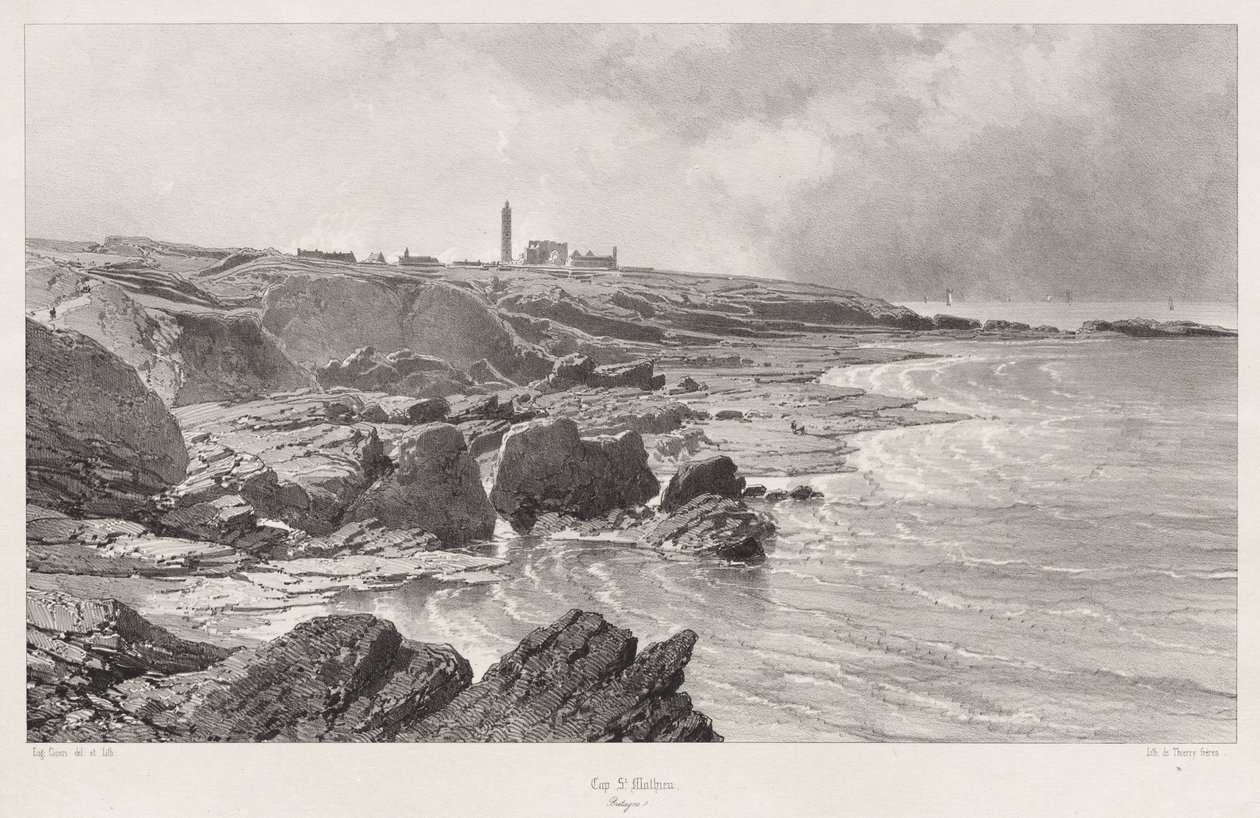 Cap St. Mathieu, 1846 - Eugene Ciceri