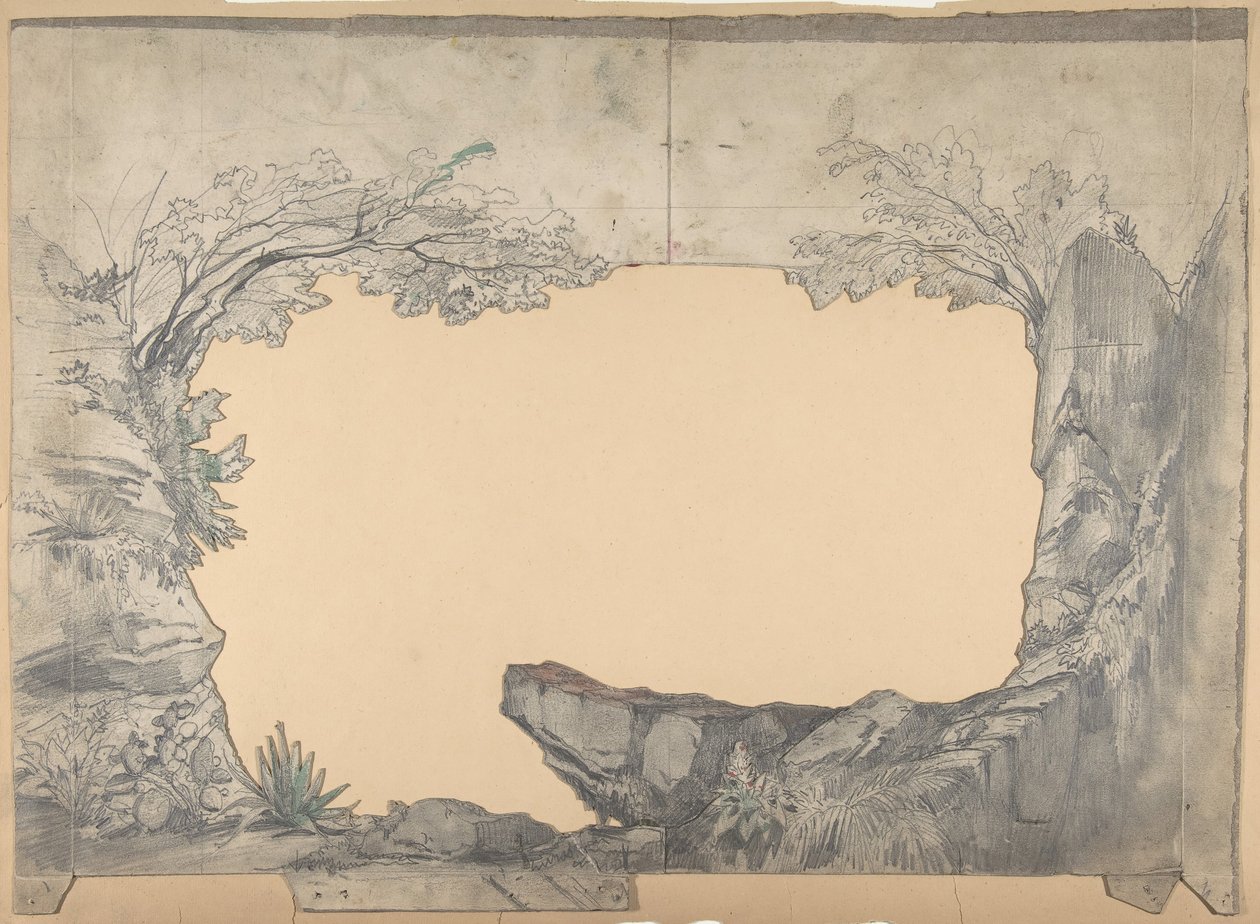 Conception pour un décor de scène à l