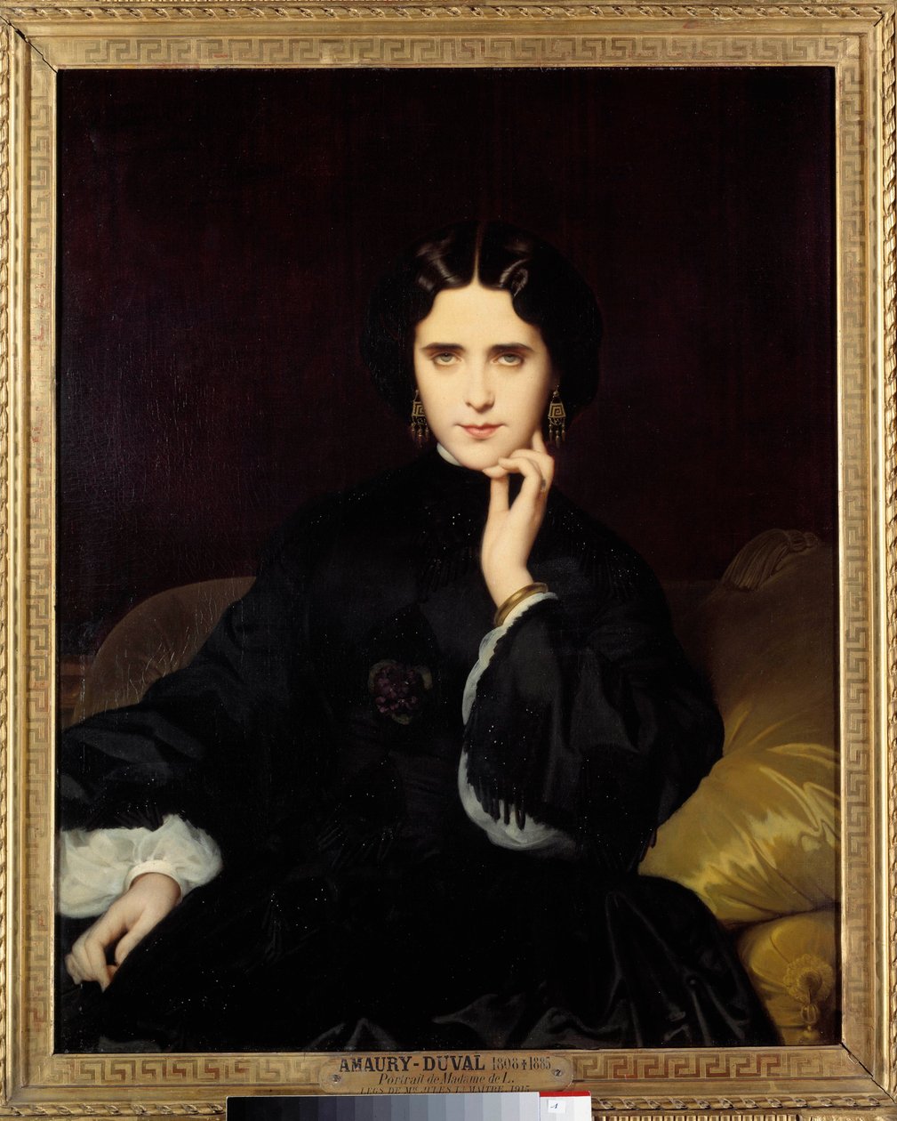 Portrait de Madame de Loynes (1837-1908) - Eugene Emmanuel Amaury Duval