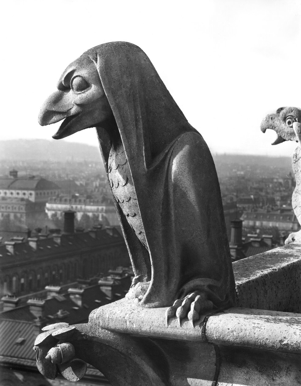 Gargouille de la balustrade de la Grande Galerie, réplique d
