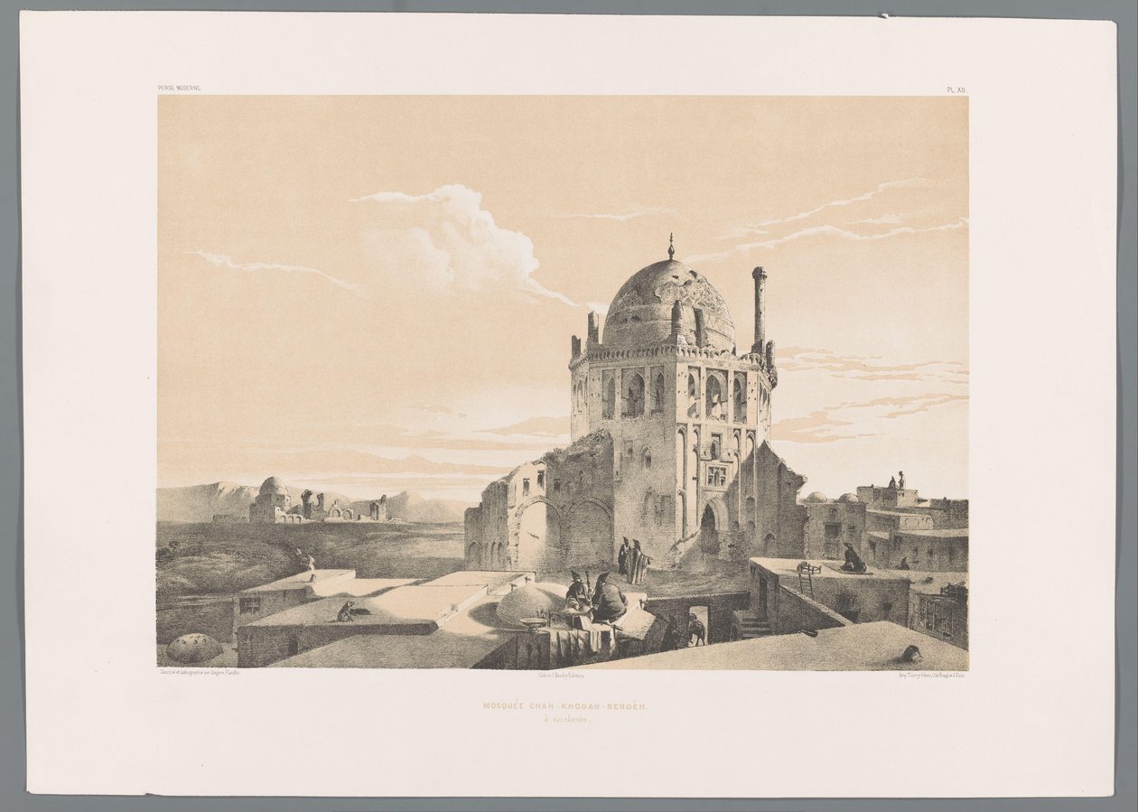 Mosquée Shah Khoda à Soltaniyeh - Eugene Flandin