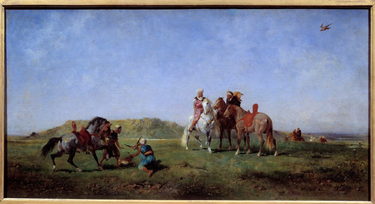 Chasse au faucon en Algérie - Eugène Fromentin
