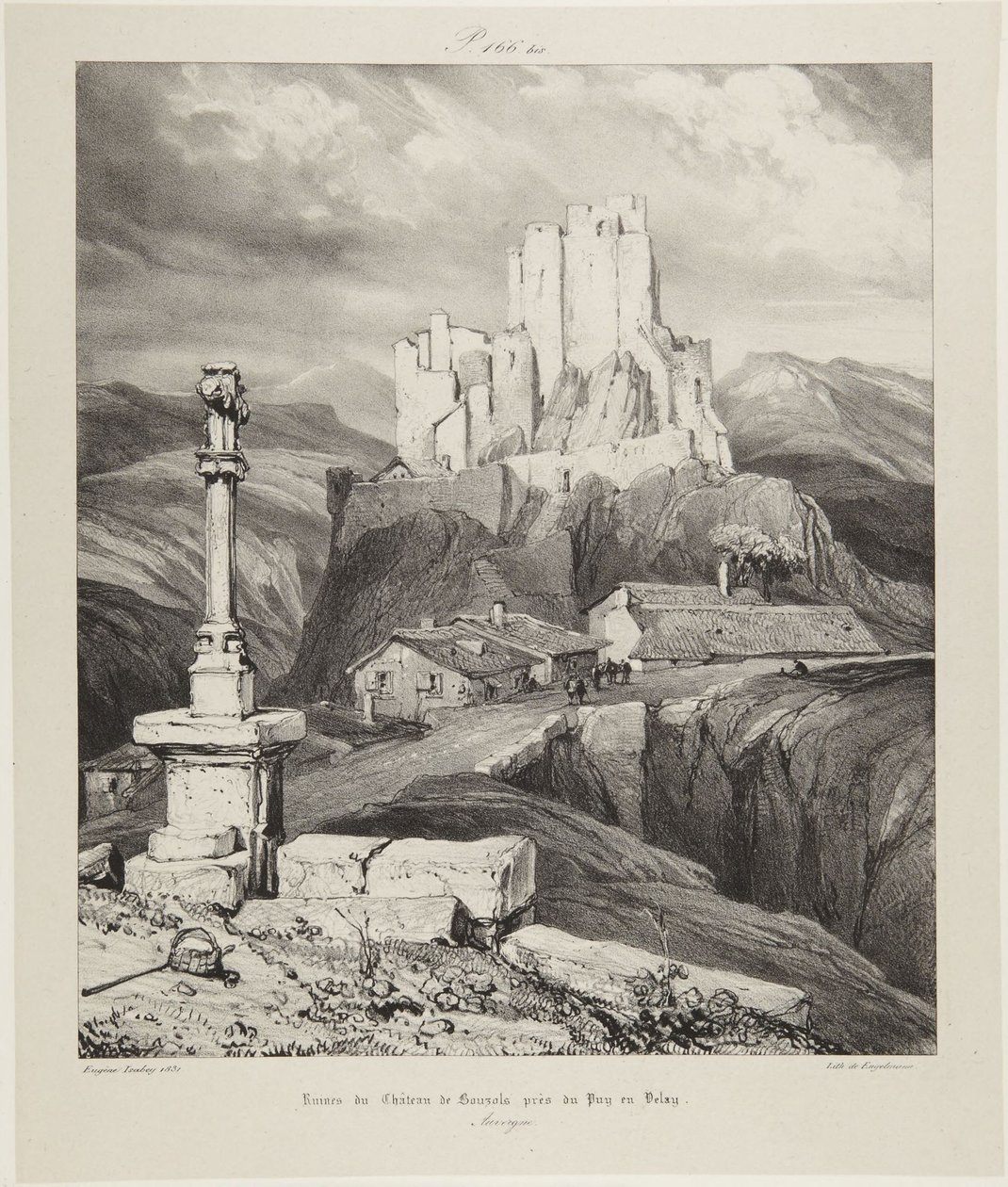 Château de Bouzals - Eugene Isabey