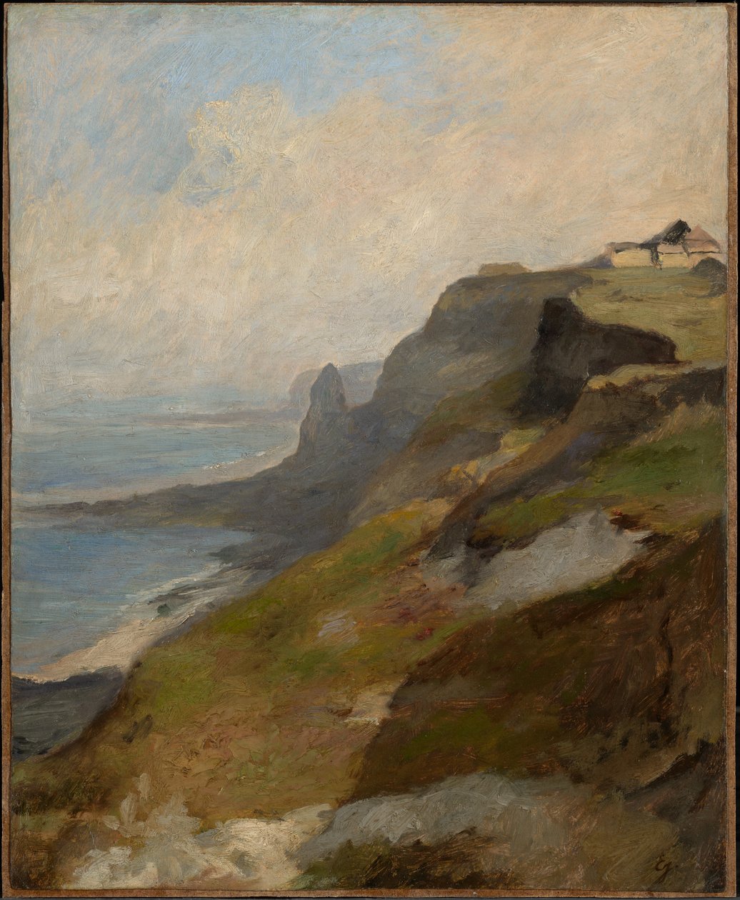 Falaises de Normandie - Eugene Isabey