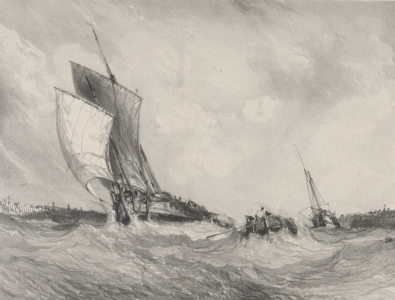 Retour au Port, 1833 - Eugene Isabey