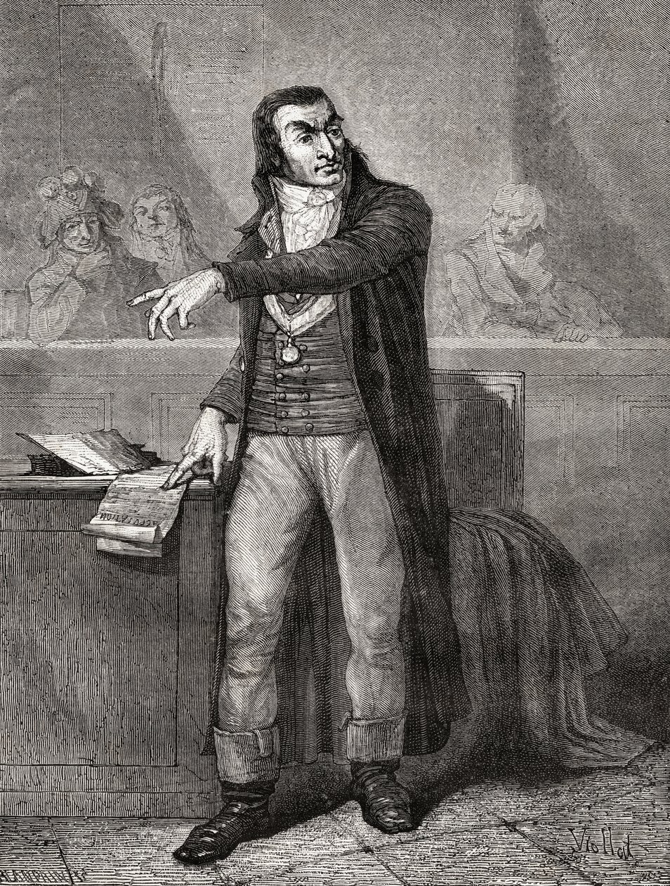 Antoine Quentin Fouquier-Tinville (1746-95), gravé par Blanpain - Eugene Joseph Viollat