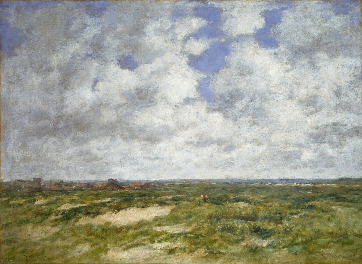 Berck, paysage nuageux - Eugene Louis Boudin
