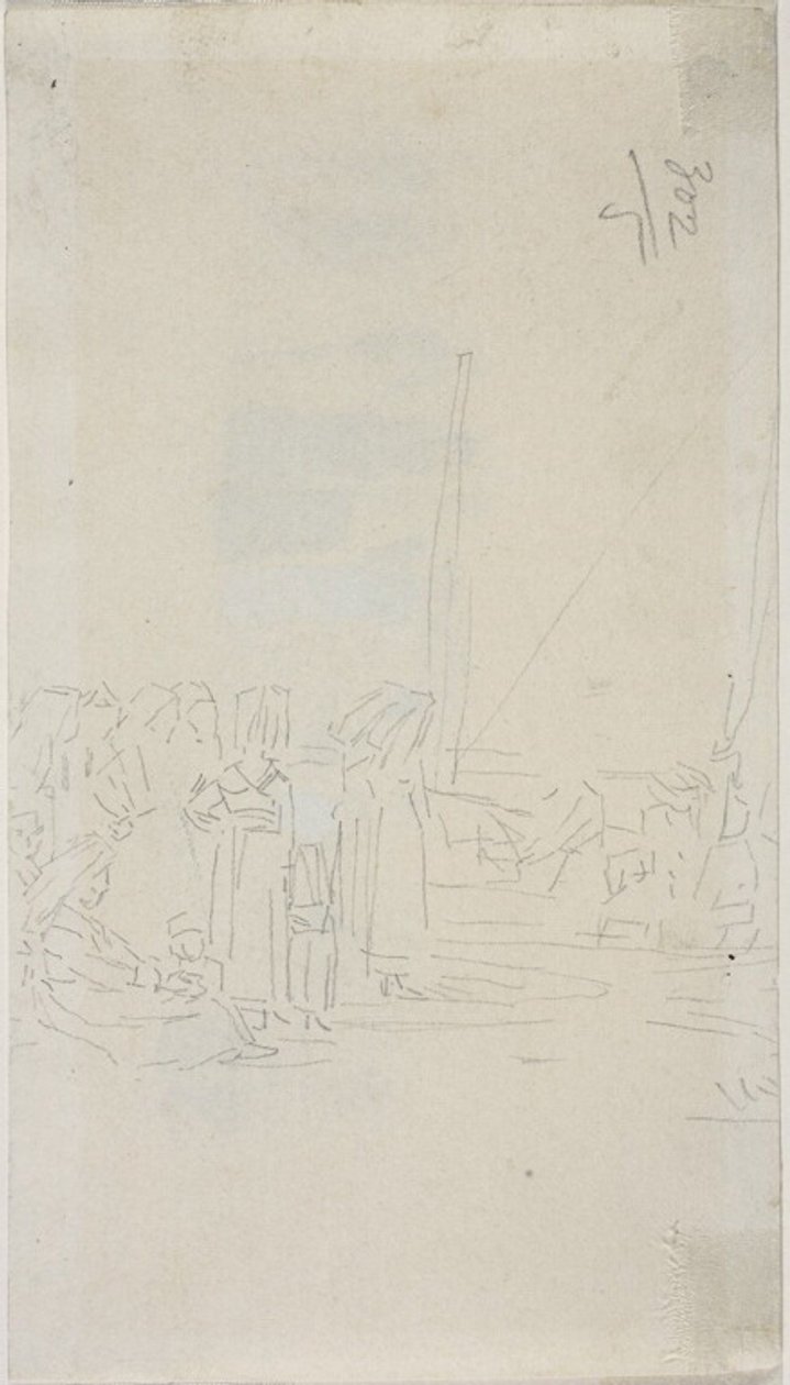 Femmes bretonnes sur la plage - Eugene Louis Boudin