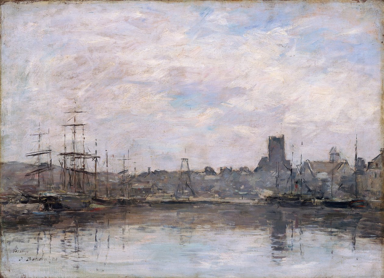 Matin de septembre : Port de Fécamp, 1880 - Eugene Louis Boudin