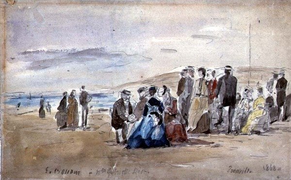 Trouville - Eugene Louis Boudin