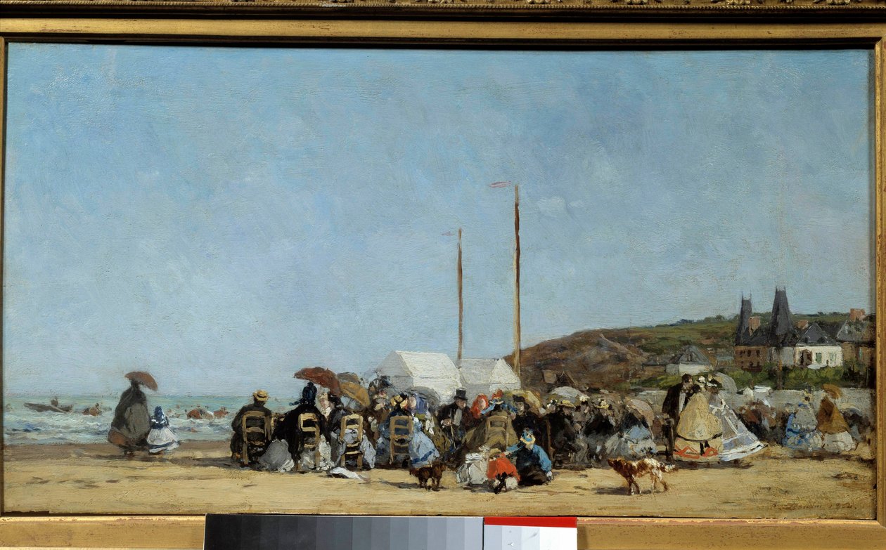 Plage de Trouville - Eugene Louis Boudin