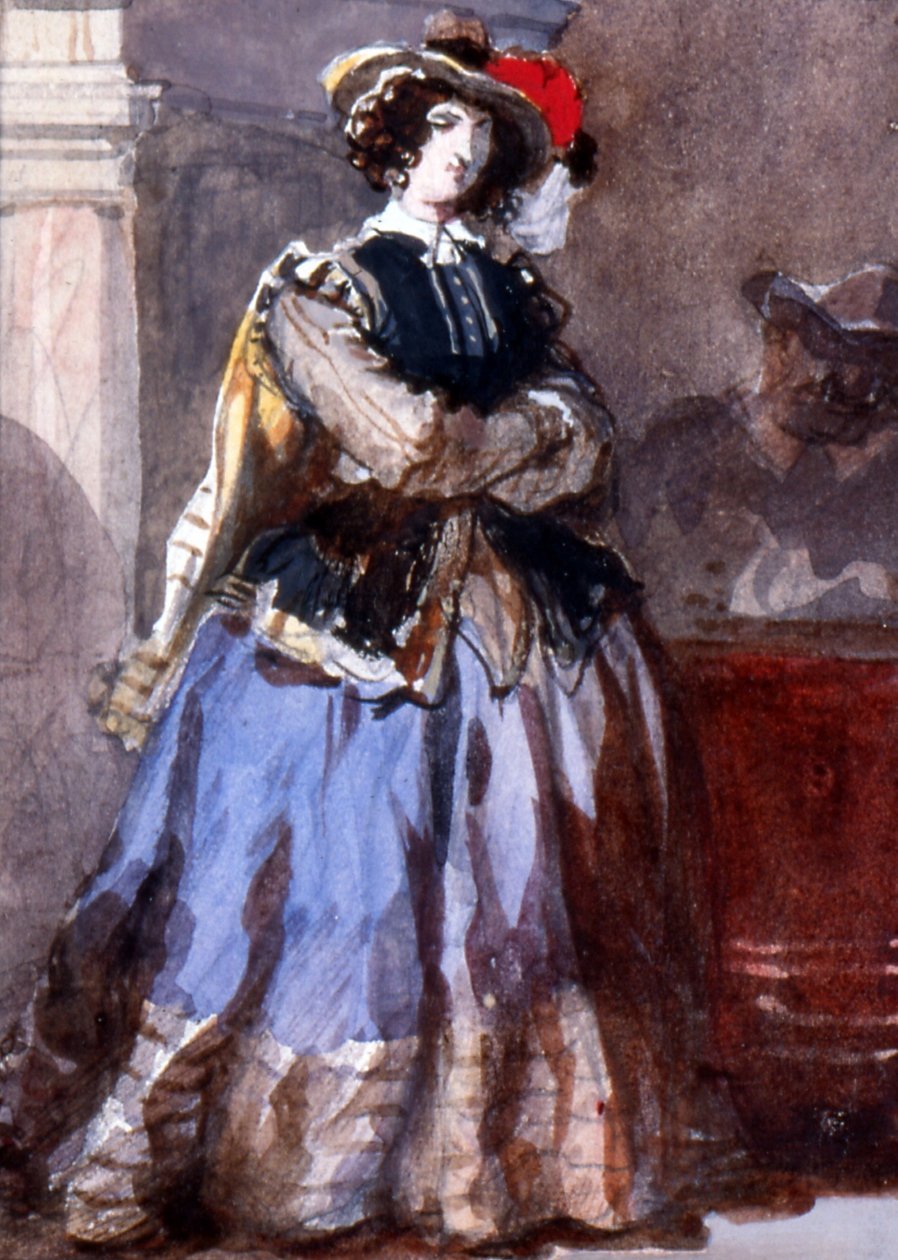 Une femme - Eugene-Louis Lami