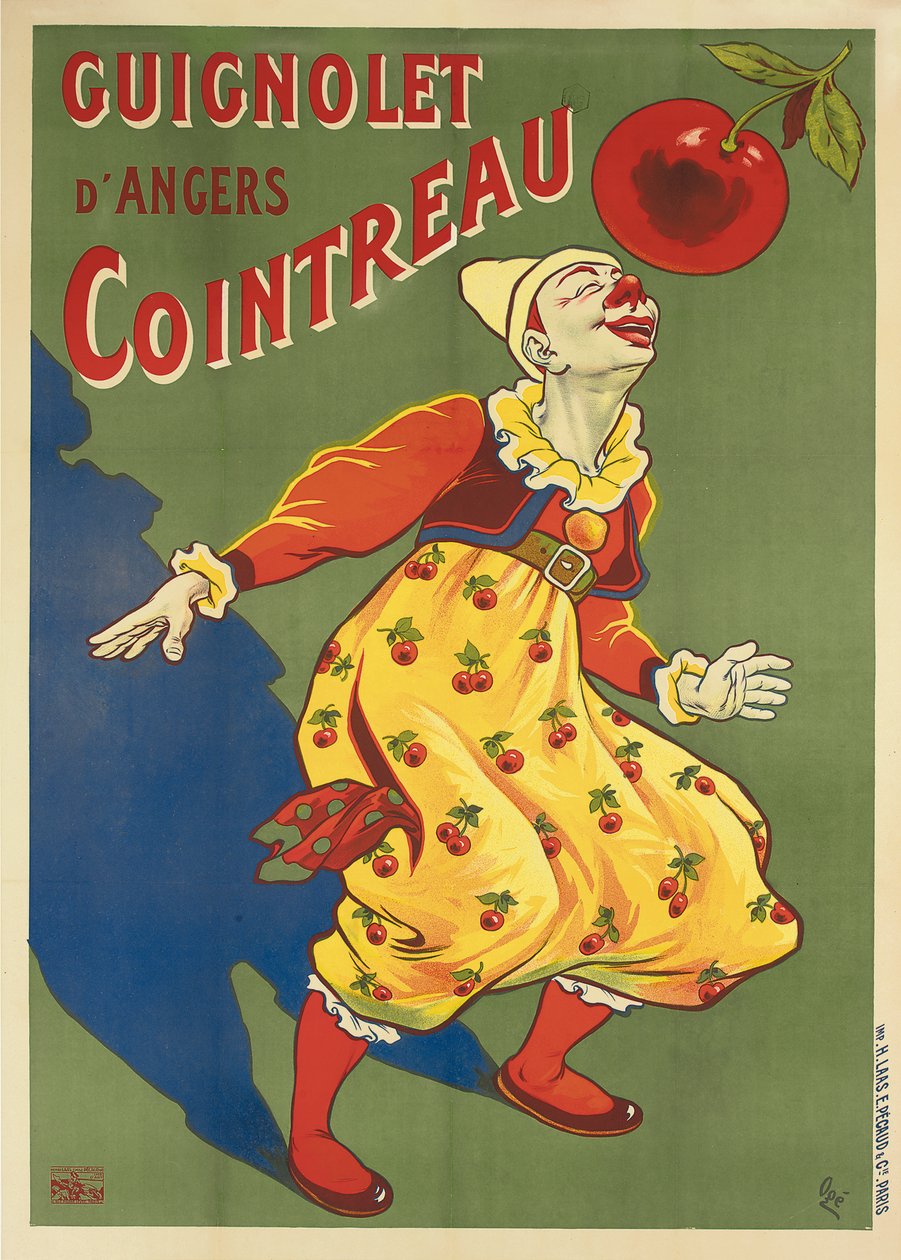 Affiche publicitaire pour le Cointreau de Guignolet - Eugene Oge