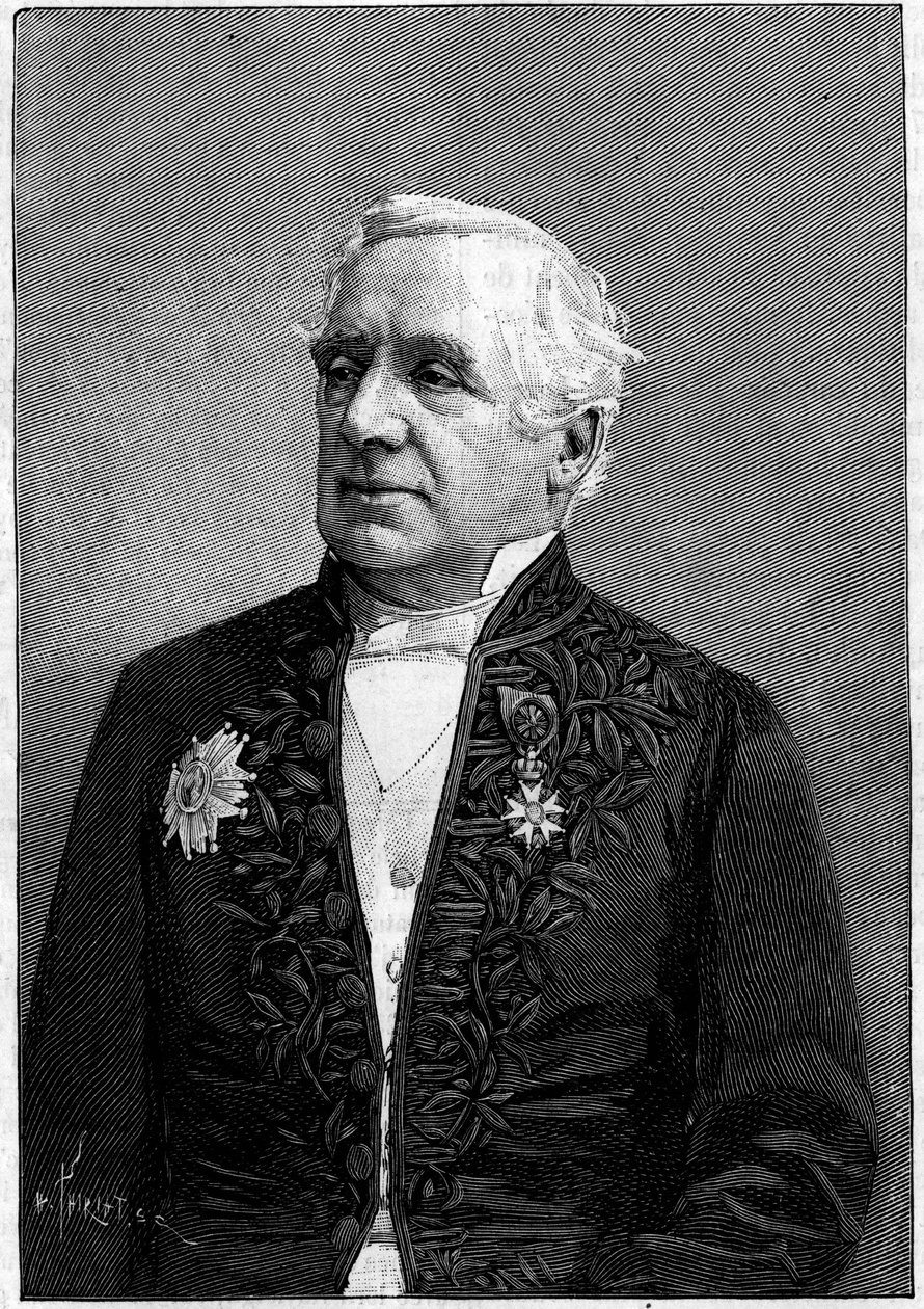 Portrait du Baron Félix Hippolyte Larrey (1808-1895), chirurgien français, membre de l