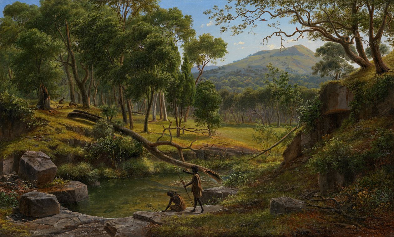 Warrenheip Hills près de Ballarat - Eugene von Guérard